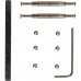 Комплект дверных ручек без запирания SET45/A REX TL/HD SN/CP-3 матовый никель/хром, SM-82110336