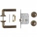 Комплект дверных ручек Set72/A Rex TL, цвет бронза, SM-82110340