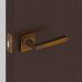 Комплект дверных ручек без запирания SET45/Z PLUTON XM/HD CF-17 кофе, SM-82110348