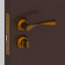 Комплект дверных ручек с запиранием SET72/Z PRIMA RM/HD CF-17 кофе, SM-82110351