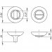 Фиксатор под ручки RM SC-16, цвет матовый хром, SM-82110357