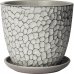 Горшок цветочный Манго ø18 v2.15 л бетон светло-серый, SM-82113275