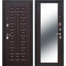 Дверь входная металлическая Сенатор 12 см, 960 мм, правая, цвет зеркало венге