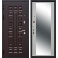 Дверь входная металлическая Сенатор 12 см, 860 мм, левая, цвет зеркало дуб сонома