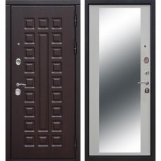 Дверь входная металлическая Сенатор 12 см, 960 мм, правая, цвет зеркало дуб сонома