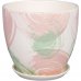 Горшок цветочный Помпадур ø15 h13.5 см v1.5 л керамика бежевый/розовый/мятный, SM-82116425