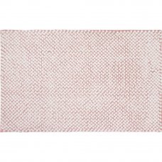 Коврик для ванной комнаты Lolly 50х80 см цвет белый/розовый