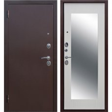 Дверь входная металлическая Царское зеркало Maxi, 960 мм, левая, цвет белый ясень