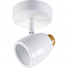 Спот поворотный Nordic, 1 лампа, 2.1 м², цвет белый