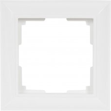 Рамка для розеток и выключателей Werkel Fiore 1 пост, цвет белый