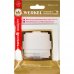Рамка для розеток и выключателей Werkel Snabb 1 пост, цвет белый/золото, SM-82125362