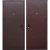 Дверь входная металлическая Стройгост 5, 860 мм, левая, цвет металл