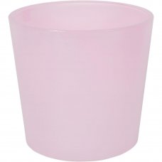 Кашпо Nina Glass ø17 h17 см v2 л стекло розовый