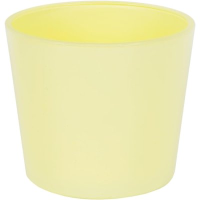 Кашпо Nina Glass ø14.5 h14.5 см v1.1 л стекло жёлтый, SM-82128235