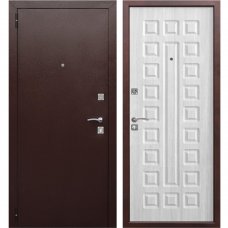 Дверь входная металлическая Йошкар, 960 мм, левая, цвет белый ясень