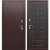 Дверь входная металлическая Йошкар, 960 мм, левая, цвет венге
