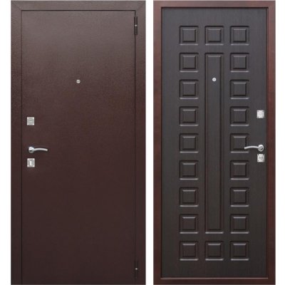 Дверь входная металлическая Йошкар РФ, 960 мм, правая, цвет венге, SM-82133064