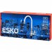 Смеситель для кухни Esko Coralli с гибким изливом 40 см, цвет хром/белый, SM-82137126