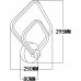 Настенный светильник Twister-1 10228/SG LED, SM-82137860