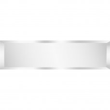 Плитка зеркальная Mirox 3G прямоугольная 40x10 см цвет серебро