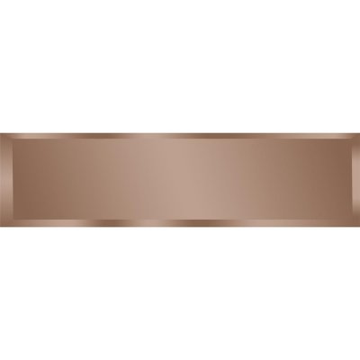 Плитка зеркальная Mirox 3G прямоугольная 40x10 см цвет бронза, SM-82155736