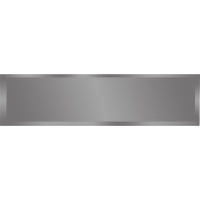 Плитка зеркальная Mirox 3G прямоугольная 40x10 см цвет графит, SM-82155737