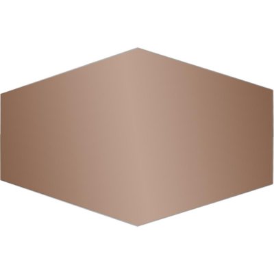 Плитка зеркальная Mirox 3G шестигранная 30x20 см цвет бронза, 6 шт., SM-82155746