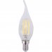 Лампа светодиодная Gauss LED Filament E14 11 Вт свеча на ветру прозрачная 750 лм, нейтральный белый свет, SM-82158267