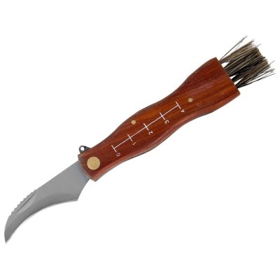Нож грибника малый, деревянная рукоятка, SM-82158920
