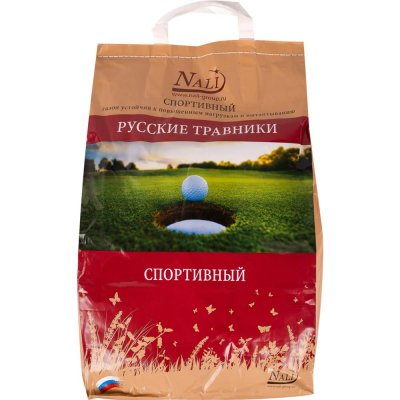Семена газона Русские травники Спортивный 2.8 кг, SM-82167919