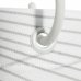 Штора для ванны Fan Art, 180х180 см, полиэстер, цвет белый/серый, SM-82168031