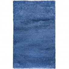 Ковёр «Шагги Тренд» L001, 0.6х1.1 м, цвет синий