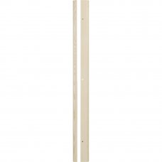 Угол для напольного шкафа Delinia ID «Невель» 4x77 см, массив ясеня, цвет кремовый