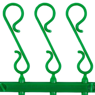 Крючки декоративные, пластик, цвет зелёный, 33 шт., SM-82182978