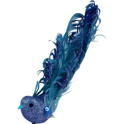 Ёлочное украшение «Птица на прищепке» цвет синий, SM-82183023