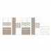 Декор настенный Бьорк Шеврон 20x60 см цвет белый/коричневый, SM-82186302