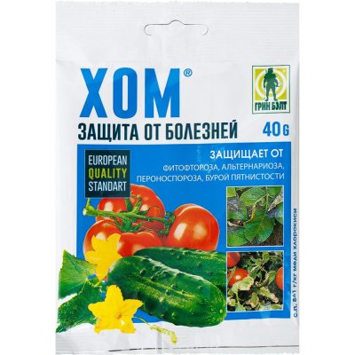 Средство для защиты садовых растений от болезней «Хом» 40 г, SM-82205298