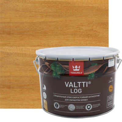 Антисептик Valtti Log «Орегон» 9 л, Антисептики для дерева, SM-82210169