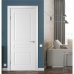 Дверь межкомнатная Стелла глухая эмаль цвет белый 60x200 см (с замком и петлями), SM-82212314