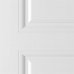 Дверь межкомнатная Стелла глухая эмаль цвет белый 80x200 см (с замком и петлями), SM-82212316