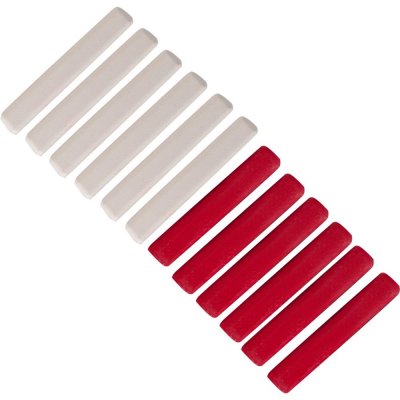 Мелки разметочные Спец, цвет белый/красный, 12 шт., SM-82232646