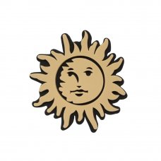 Штамп для декора «Солнце»