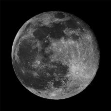 Картина на стекле «Луна» 30х30 см