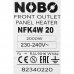 Конвектор электрический настенный Nobo Nordic NFK 4W  с электронным термостатом, 2000 Вт, SM-82242738