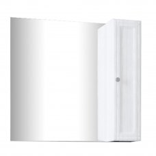 Шкаф зеркальный подвесной «Лаура» 85x80 см цвет белый