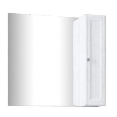 Шкаф зеркальный подвесной «Лаура» 85x80 см цвет белый, SM-82248837