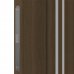 Дверь межкомнатная Дельта вертикальная остеклённая ПВХ цвет ольха коричневая 90x200 см (с замком и петлями), SM-82249887