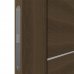 Дверь межкомнатная Дельта горизонтальная остеклённая ПВХ цвет ольха коричневая 60x200 см (с замком и петлями), SM-82249888