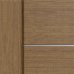 Дверь межкомнатная Дельта горизонтальная остеклённая ПВХ цвет ольха золотая 60x200 см (с замком и петлями), SM-82249899