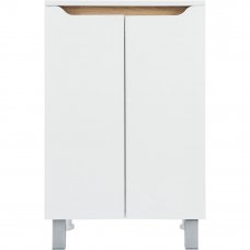 Шкаф напольный «Руан» 50 см цвет белый